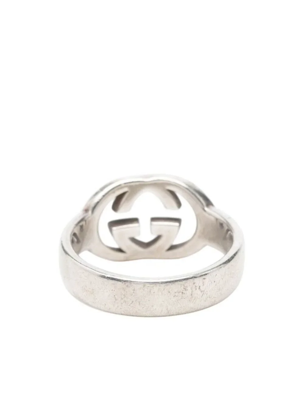 Gucci Interlocking Ring Silver